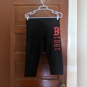 PINK Red Sox cropped sweatpants, size M